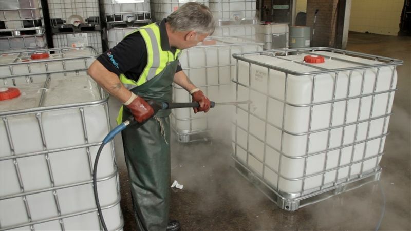 мойка еврокубов 